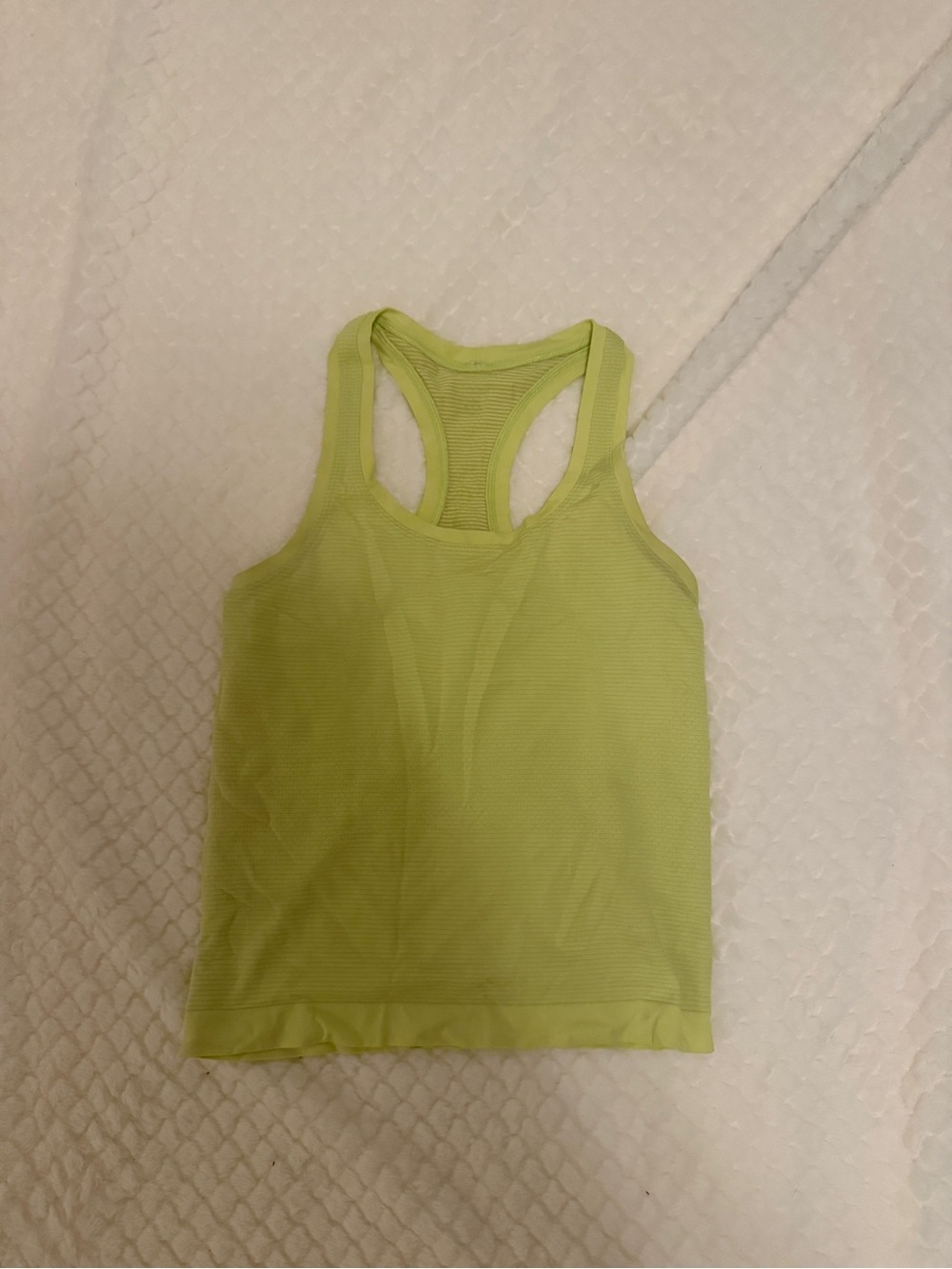 lululemon athletica Neon Lime Racerback Tank